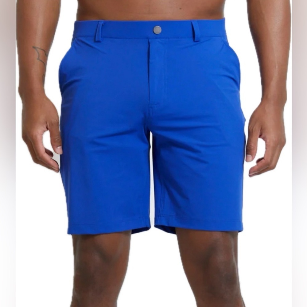 Peter Millar blue fancy casual business shorts men’s 42